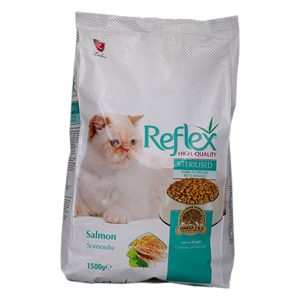 غذای خشک گربه رفلکس مدل Sterilised وزن 1.5 کیلوگرم