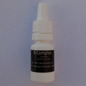 محلول ویتامین ب کمپلکس پرندگان مدلB.Elcarnitine حجم20میلی لیتر
