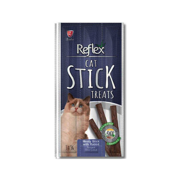 تشویقی گربه رفلکس مدل with Rabbit وزن 15 گرم بسته 3 عددی