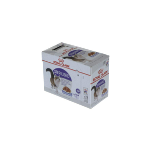 پوچ گربه بالغ رویال کنین مدل Sterilised با طعم گوشت وزن 1100 گرم بسته 12 عددی