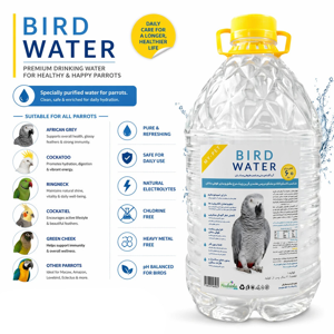 آب آشامیدنی مخصوص طوطی سانان مای پت کد Bird4 حجم 4 لیتر