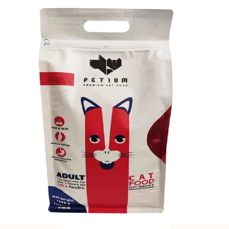 غذای خشک گربه بالغ پتیوم مدل SUPER ADULT CAT FOOD DIGIA طعم مرغ و گوشت وزن 7 کیلوگرم