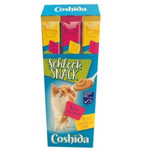 بستنی گربه کوشیدا مدل schleck snack وزن 112 گرم بسته 7 عددی