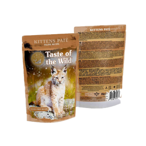 پوچ بچه گربه تیست آف د وایلد مدل Feline Recipe Kitten Pate طعم مرغ بسته 4 عددی