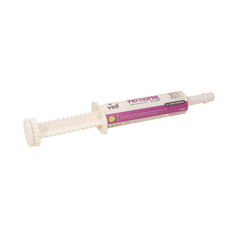 خمیر سگ و گربه وی اس دی مدل تقویت دستگاه تنفسی PHYTOSPAN حجم 30 میلی لیتر