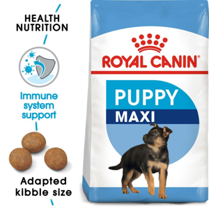 غذای خشک توله سگ نژاد بزرگ رویال کنین مدل Maxi Puppy وزن 15 کیلوگرم