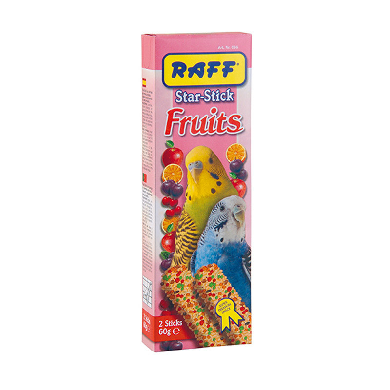 تشویقی مرغ عشق راف مدل Fruits Cocorite وزن 60 گرم
