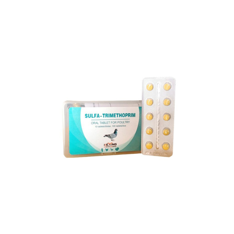 قرص‌ کمک درمانی پرندگان ککزینگ مدل SULFA-TRIMETOPRIM بسته 10 عددی