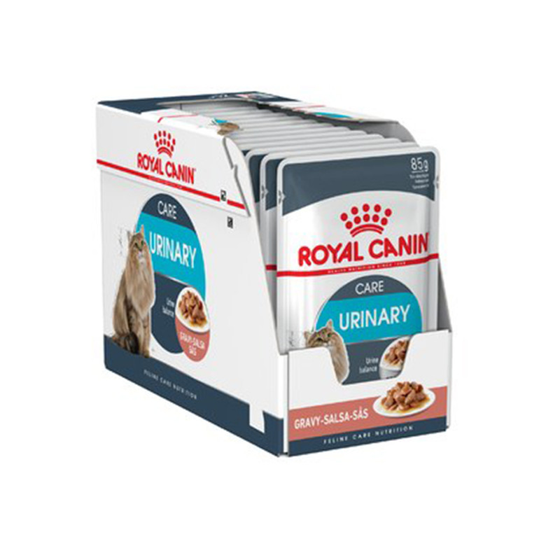 پوچ گربه رویال کنین مدل URINARY وزن 85 گرم بسته 12 عددی