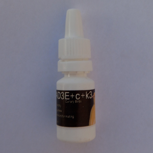 مکمل تقویت باروری پرندگان زینتی مدل AD3E+c+k3 کد 5ML حجم5میلی لیتر