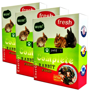 غذای خرگوش پتی فول کد PR750 وزن 750 گرم بسته 5 عددی