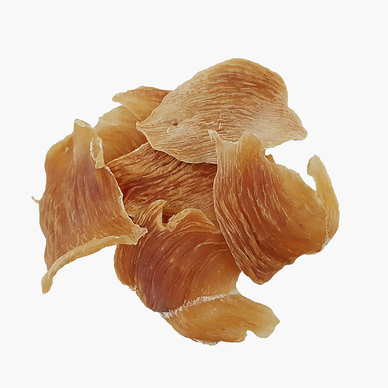 غذای تشویقی گربه هاپومیل مدل Chicken Chest Chips وزن 50 گرم