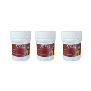 پودر مکمل پرندگان مدل ADE+c وزن 60 گرم مجموعه 3 عددی