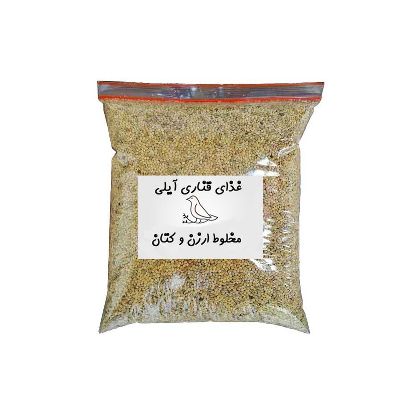 غذای قناری آیلی مدل ارزن و کتان کد 01 وزن 1000 گرم