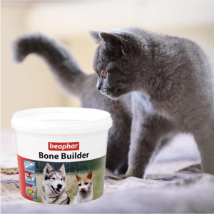 پودر مکمل استخوان سازی سگ و گربه بیفار مدل Bone Builder وزن 500 گرم