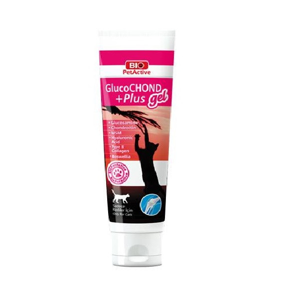 مکمل غضروف ساز گربه بایوپت اکتیو مدل GLUCOCHONDPLUS وزن 100 گرم