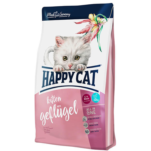 غذای خشک گربه هپی کت مدل Kitten Gef وزن 4 کیلوگرم