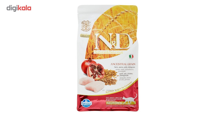 غذای خشک گربه فارمینا مدل Grain Free Boar And Apple وزن 1.5 کیلوگرم