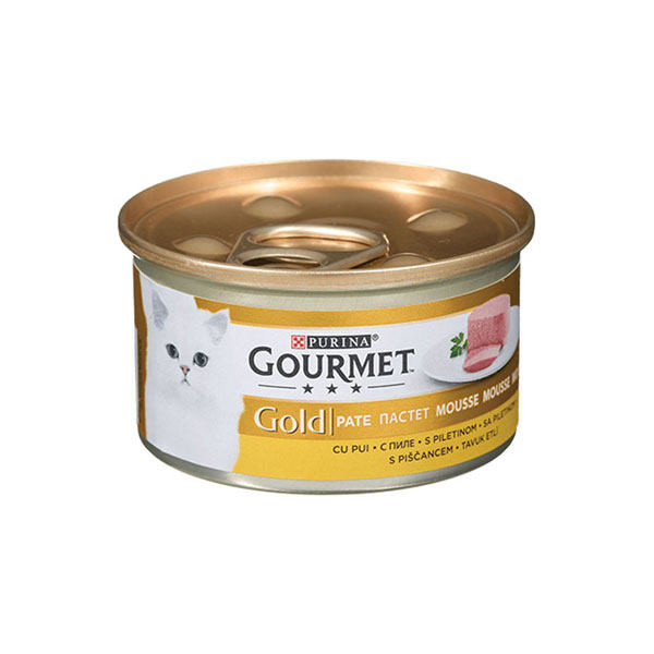 کنسرو غذای گربه گورمت مدل Gourmet وزن 85 گرم بسته 24 عددی