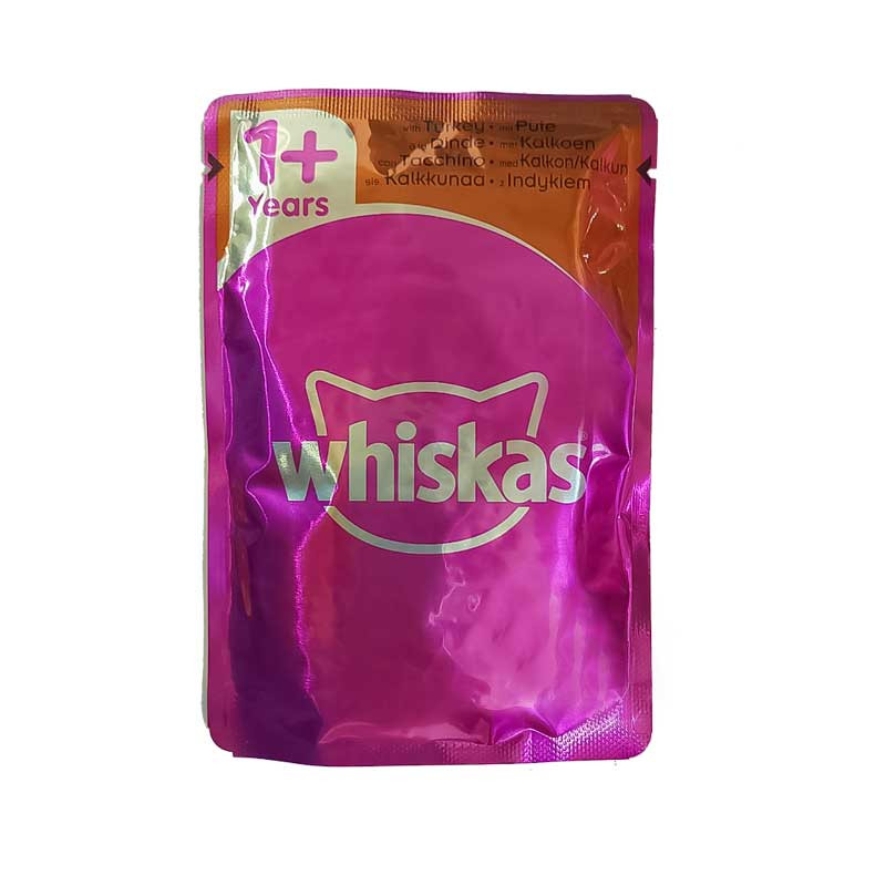 پوچ گربه ویسکاس مدل Turkey mit Pute وزن 100 گرم