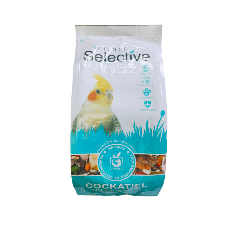 غذای عروس هلندی سلکتیو مدل COCKATIEL وزن 1 کیلوگرم