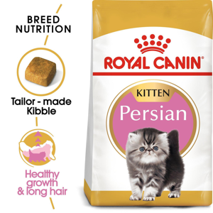 غذای خشک بچه گربه رویال کنین مدل Persian Kitten وزن 2 کیلوگرم به همراه پوچ وزن 85 گرم