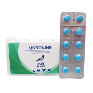 قرص آنتی بیوتیک پرندگان مدل UKRONINE مجموعه 10 عددی