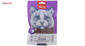 تشویقی گربه ونپی مدل Duck Jerky Strips با طحم اردک وزن 80 گرم
