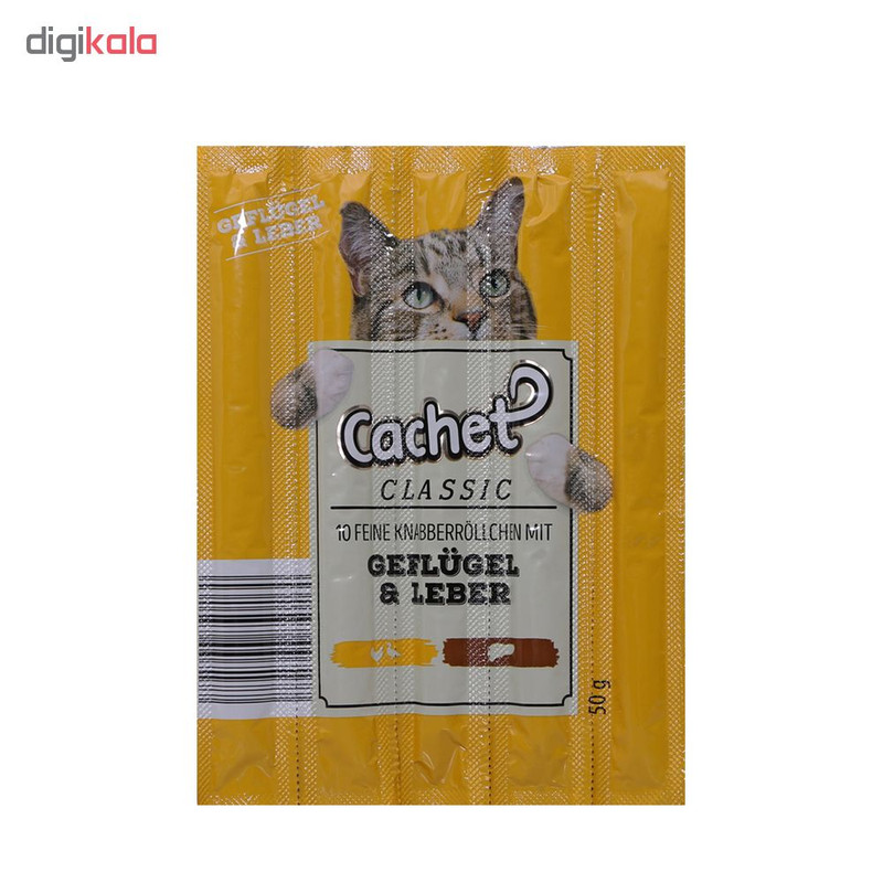 اسنک تشویقی گربه کچت مدل Geflugel And Leber بسته 5 عددی
