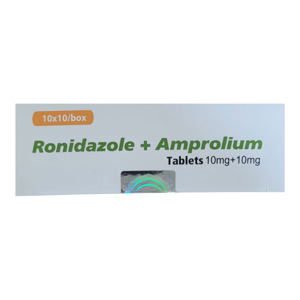 قرص مکمل  پرندگان مدل ronidazole+amprolium بسته 100 عددی