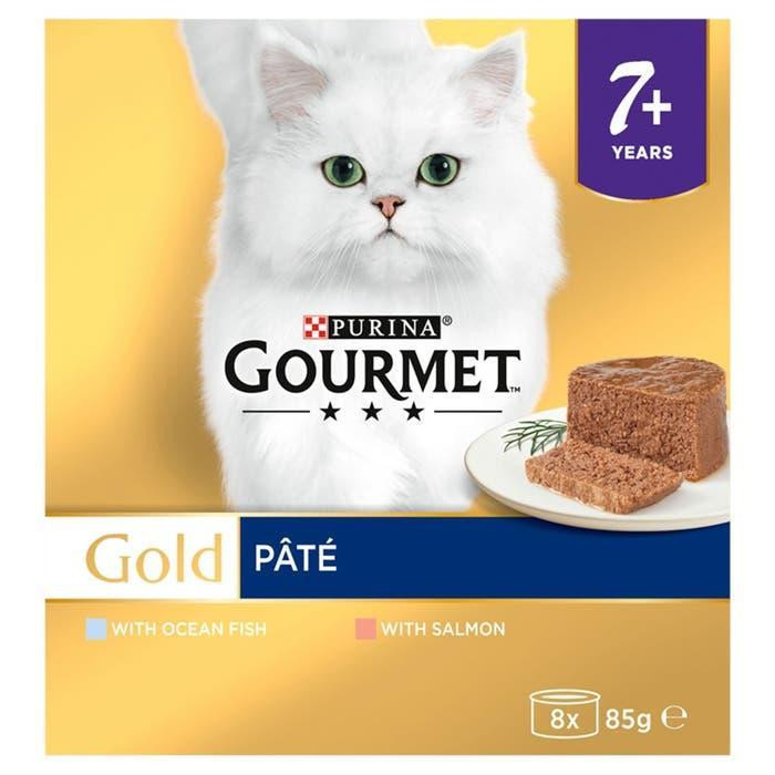 کنسرو گربه گورمت مدل گوشت ماهی وزن 85 گرم