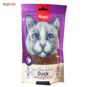 غذای تشویقی گربه ونپی مدل duck وزن 80 گرم