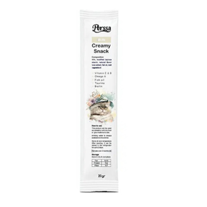 بستنی گربه پرسا مدل Creamy با طعم شیر وزن 20 گرم