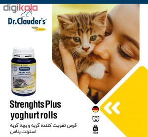 قرص مولتی ویتامین و تقویت کننده گربه دکتر کلادر مدل Kraft Plus وزن 100 گرم